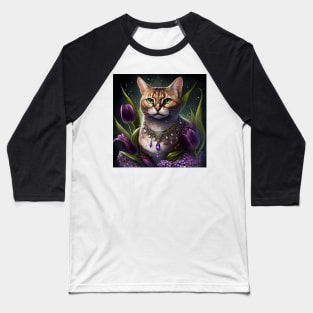 Mystical Rusty Spotted Cat Baseball T-Shirt